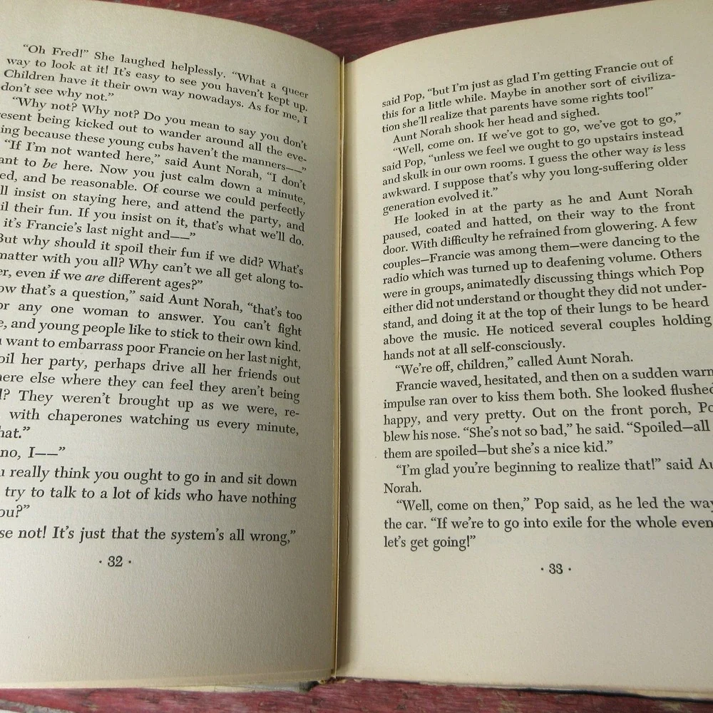 Francie by Emily Hahn 1951 Junior Literary Guild Hardcover w/ Dust Jacket